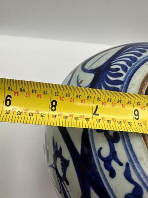 1860 Antique Blue and White Vase