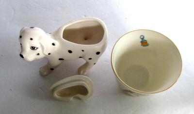Cute Dalmations Dog Condiment Jar and Dwarves Kids Cup