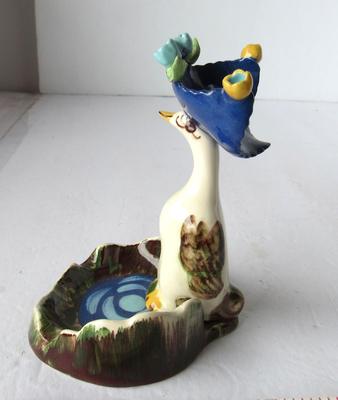 Vintage Pottery Duck Ashtray, DePalma of California