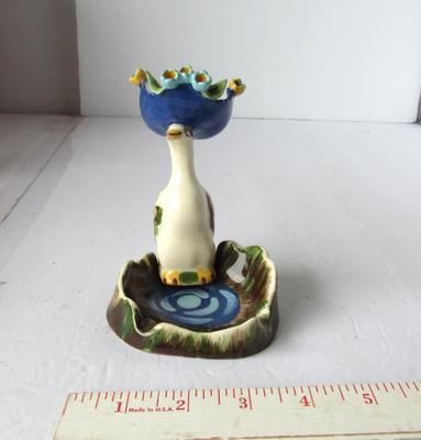 Vintage Pottery Duck Ashtray, DePalma of California