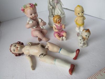 Misc Lot of Kids Figurines, Goebel Girl