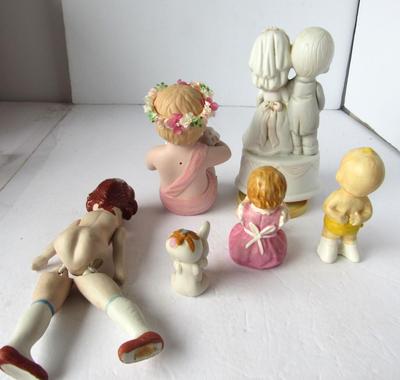 Misc Lot of Kids Figurines, Goebel Girl