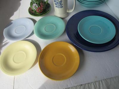 Misc Vintage Pottery Dishes, Large Pfaltzgraff Shaker