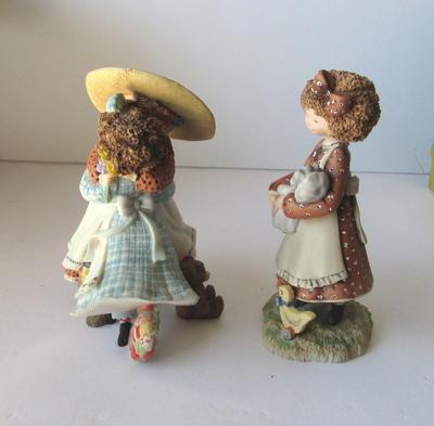 2 Older Figurines: Special Friends, Molly Big Sister and Katie and Molly