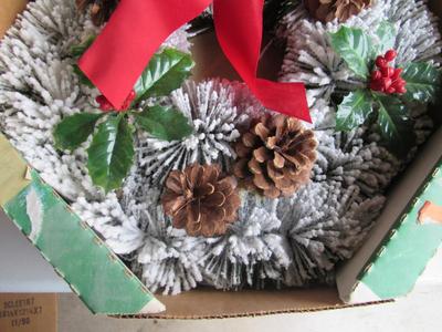 Never Used Wreath in Box