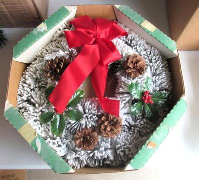 Never Used Wreath in Box