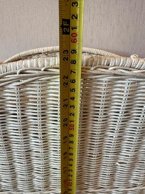 Vintage Wicker Laundry Basket (See Details)