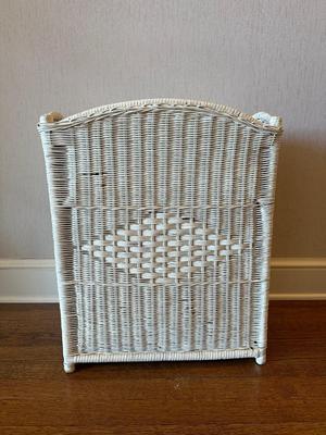 Vintage Wicker Laundry Basket (See Details)
