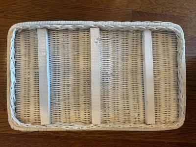 Vintage Wicker Laundry Basket (See Details)