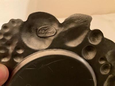 Pewter made in Italy, mirrors, napkin rings, candles, Deep Silver spoon