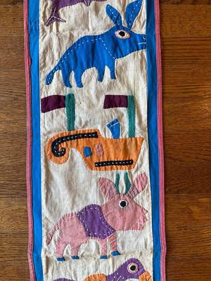 Vintage AFRICAN APPLIQUÉ - From Benin, West Africa