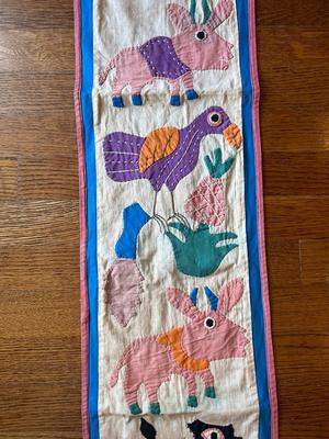 Vintage AFRICAN APPLIQUÉ - From Benin, West Africa