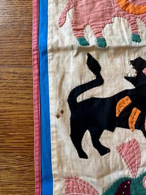 Vintage AFRICAN APPLIQUÉ - From Benin, West Africa
