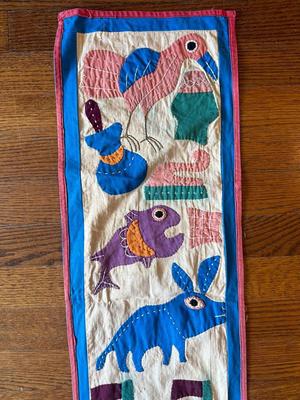 Vintage AFRICAN APPLIQUÉ - From Benin, West Africa