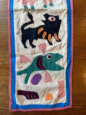 Vintage AFRICAN APPLIQUÉ - From Benin, West Africa
