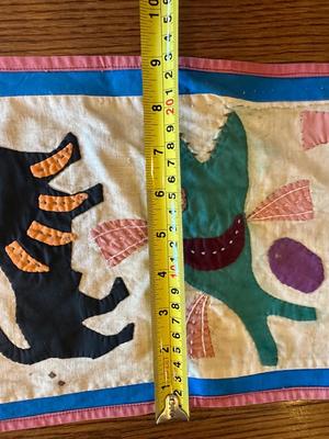 Vintage AFRICAN APPLIQUÉ - From Benin, West Africa