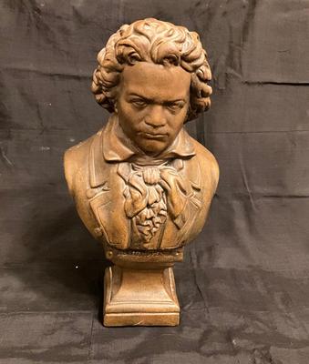 Beethoven bronze cast statue