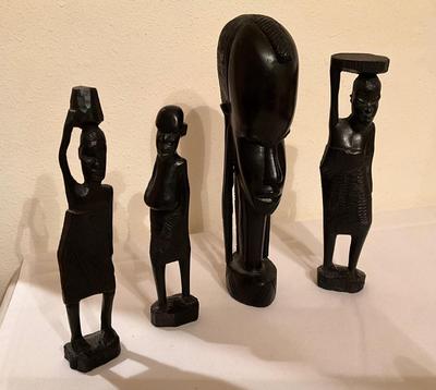 African Statues 6in