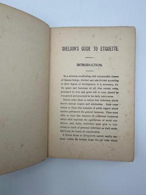 Sheldon’s 20th Century Etiquette & The Life of McKinley, 1901