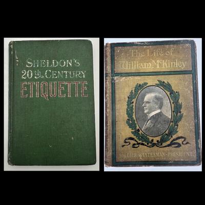 Sheldon’s 20th Century Etiquette & The Life of McKinley, 1901