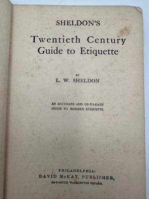 Sheldon’s 20th Century Etiquette & The Life of McKinley, 1901