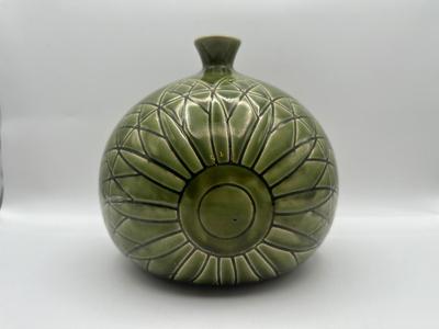 Mid-Century Modern Green Vase