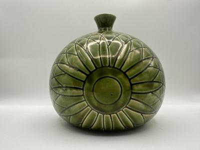 Mid-Century Modern Green Vase