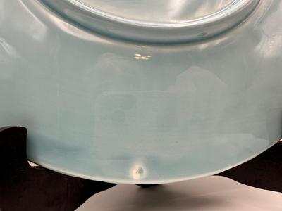 MAJOLICA Zell Brothers Platter & Five Plates (6 total)