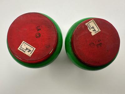 FITZ and FLOYD Vintage Ceramic Candle Holders