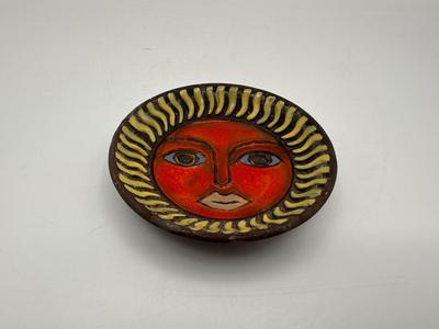 FITZ and FLOYD Vintage Mini Sun Pottery Dish