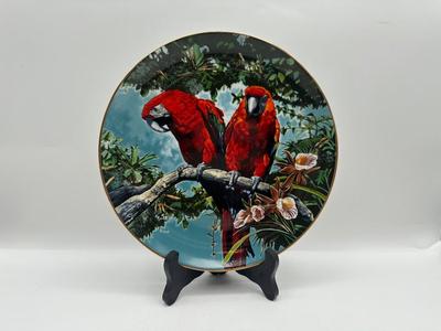 Scarlet Macaws by Konrad Hack, 1981
