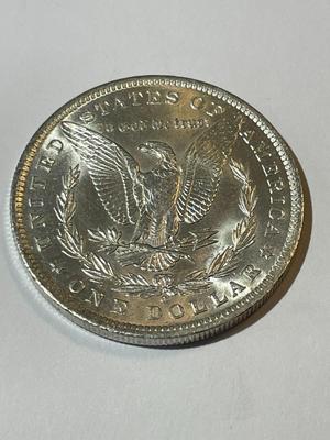 1884-O UNCIRCULATED MS60-62 CONDITION MORGAN SILVER DOLLAR AS PICTURED (COIN #2).