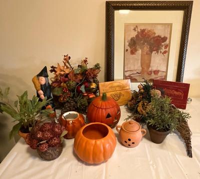 Fall decor with Picture