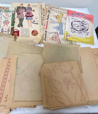 Vintage Sewing Pattern a=& Craft Pattern Lot