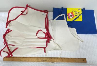 Work Apron Lot - 6 child size & 1 adult size New Condition