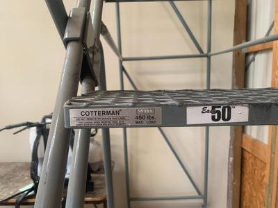 Cotterman Easy 50- 10ft step ladder