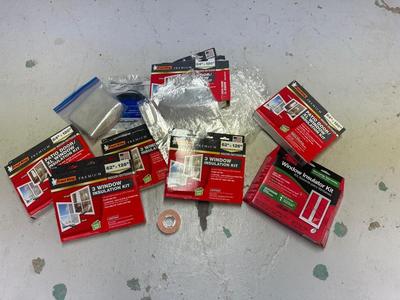 Window insulation kits