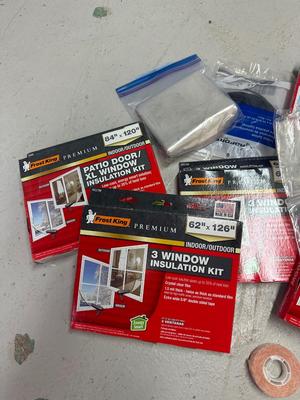 Window insulation kits