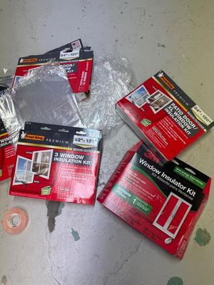 Window insulation kits