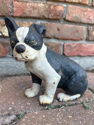 Vintage Dog Door Stopper