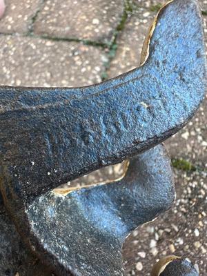 Vintage Dog Door Stopper