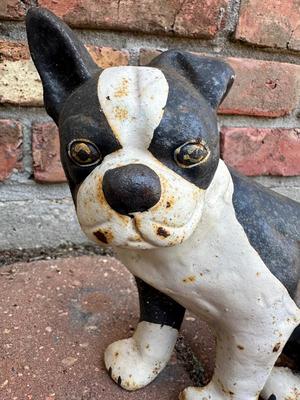 Vintage Dog Door Stopper