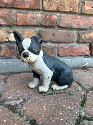 Vintage Dog Door Stopper