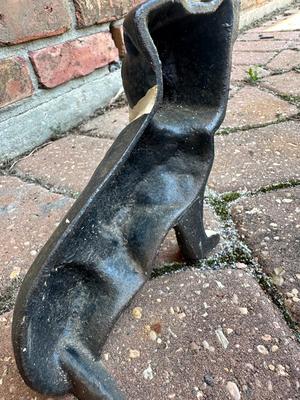 Vintage Dog Door Stopper