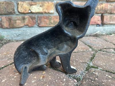 Vintage Dog Door Stopper