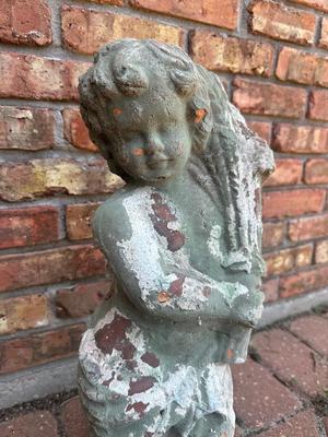 22” Vintage Garden Statue