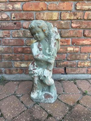 22” Vintage Garden Statue