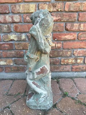 22” Vintage Garden Statue
