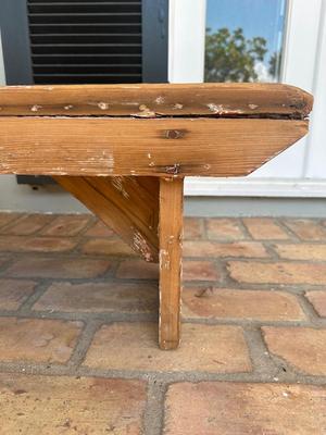 Solid Wood Bench