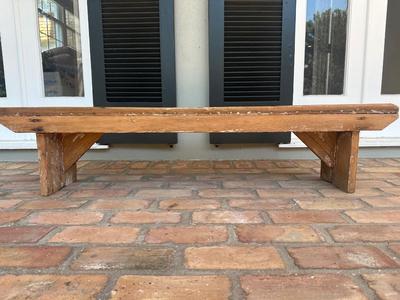 Solid Wood Bench
